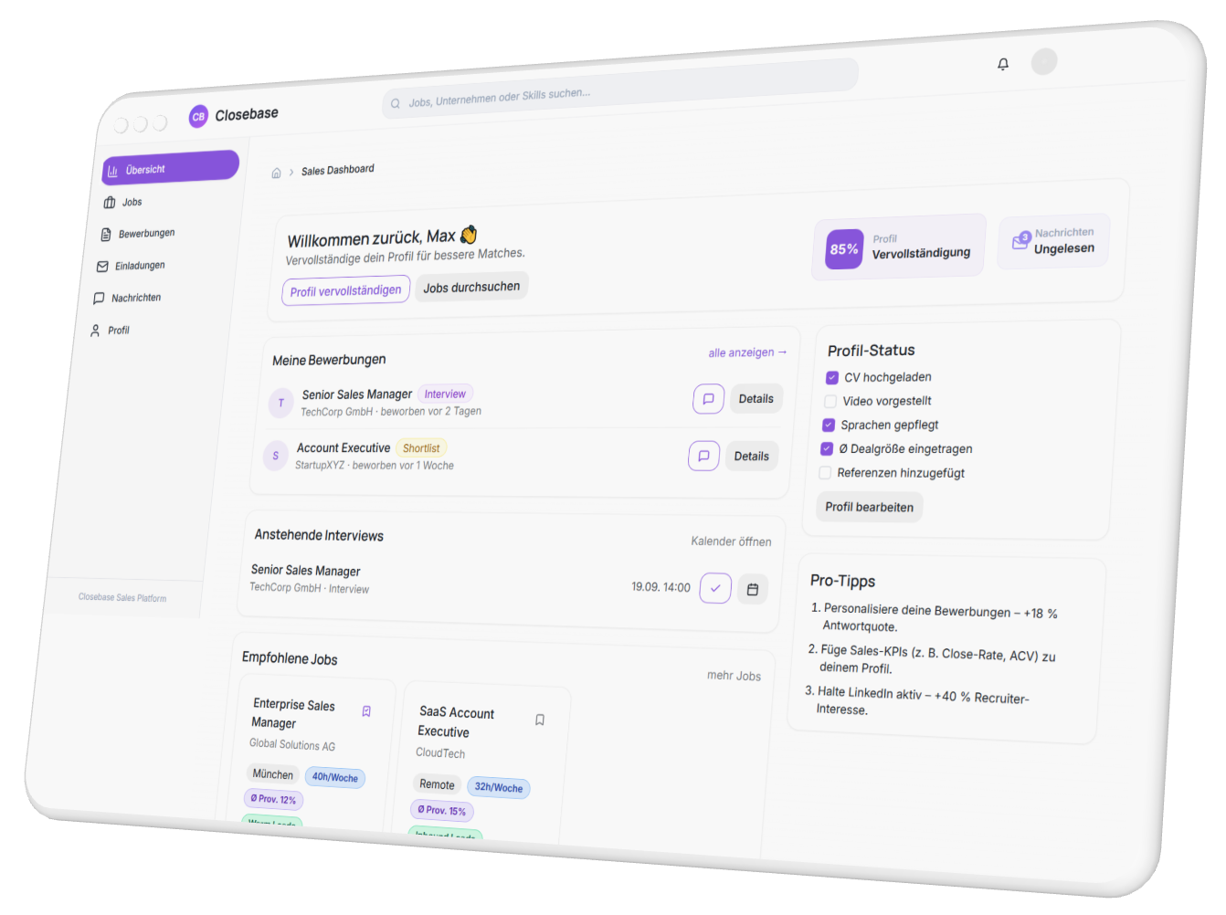 Freelancer Dashboard